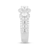 Thumbnail Image 2 of Round Diamond Three-Stone Engagement Ring 2-1/4 ct tw 14K White Gold