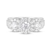 Thumbnail Image 4 of Round Diamond Three-Stone Engagement Ring 2-1/4 ct tw 14K White Gold