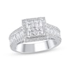 Thumbnail Image 1 of Princess-Cut Quad Diamond Engagement Ring 2-1/3 ct tw 14K White Gold