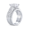 Thumbnail Image 2 of Princess-Cut Quad Diamond Three-Piece Bridal Set 2-3/4 ct tw 14K White Gold