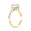 Thumbnail Image 2 of Multi-Diamond Center Marquise-Shaped Engagement Ring 1-1/4 ct tw 14K Yellow Gold