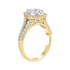 Thumbnail Image 1 of Multi-Diamond Center Pear Frame Engagement Ring 1-1/5 ct tw 14K Yellow Gold