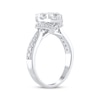 Thumbnail Image 2 of Multi-Diamond Center Marquise-Shaped Engagement Ring 1-1/4 ct tw 14K White Gold