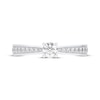 Thumbnail Image 2 of Round-Cut Diamond Engagement Ring 1/2 ct tw 14K White Gold & Platinum