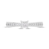 Thumbnail Image 3 of Princess-Cut Diamond Engagement Ring 1/2 ct tw 14K White Gold & Platinum