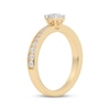 Thumbnail Image 2 of Princess-Cut Diamond Tapered Engagement Ring 1/2 ct tw 14K Yellow Gold