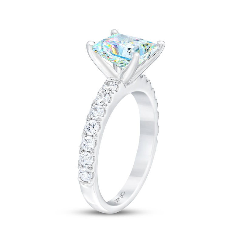 THE LEO First Light Diamond Princess-Cut Engagement Ring 3-1/2 ct tw ...