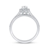 Thumbnail Image 3 of Diamond Flower Halo Bridal Set 5/8 ct tw 14K White Gold