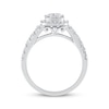 Thumbnail Image 2 of Multi-Diamond Elongated Cushion Halo Engagement Ring 1 ct tw 14K White Gold