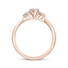 Thumbnail Image 3 of Round-Cut Diamond Three-Stone Engagement Ring 1/2 ct tw 14K Rose Gold