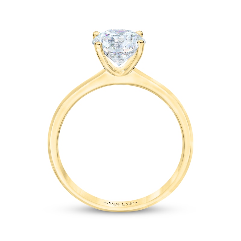 Main Image 3 of THE LEO First Light Round-Cut Diamond Solitaire Engagement Ring 1-1/2 ct tw 14K Yellow Gold (I/I1)