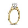 Thumbnail Image 2 of Multi-Diamond Oval Engagement Ring 1/4 ct tw 14K Two-Tone Gold