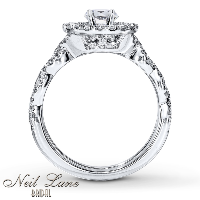 Main Image 2 of Neil Lane Round Diamond Bridal Set 2-5/8ct tw 14K White Gold Size 4.5