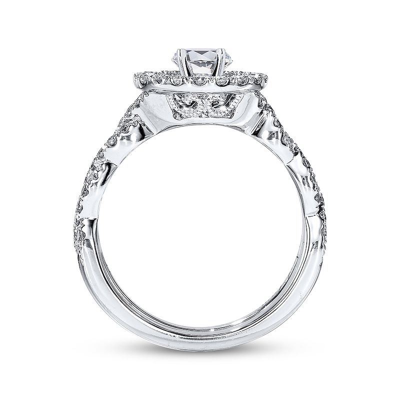 Main Image 3 of Neil Lane Round Diamond Bridal Set 2-5/8ct tw 14K White Gold Size 4.5