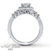 Thumbnail Image 1 of Neil Lane Princess-cut Diamond Engagement Ring 1-1/4ct tw 14K White Gold