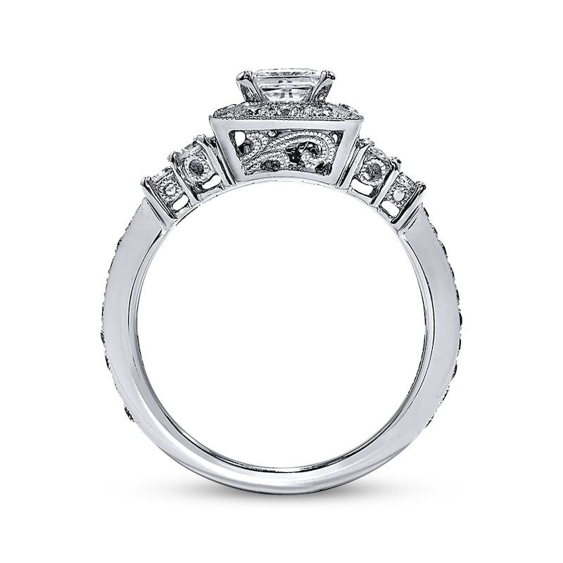 Neil Lane Princess-cut Diamond Engagement Ring 1-1/4ct tw 14K White Gold