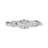 Thumbnail Image 2 of Round-Cut Diamond Three-Stone Engagement Ring 1/4 ct tw 10K White Gold