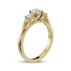 Thumbnail Image 2 of Round-Cut Diamond Three-Stone Engagement Ring 1/4 ct tw 10K Yellow Gold