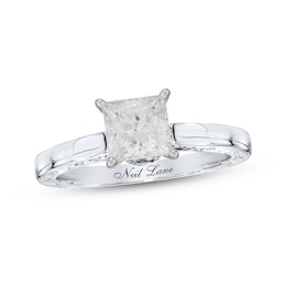 Neil Lane Princess-cut Diamond Engagement Ring 1 ct tw 14K White Gold