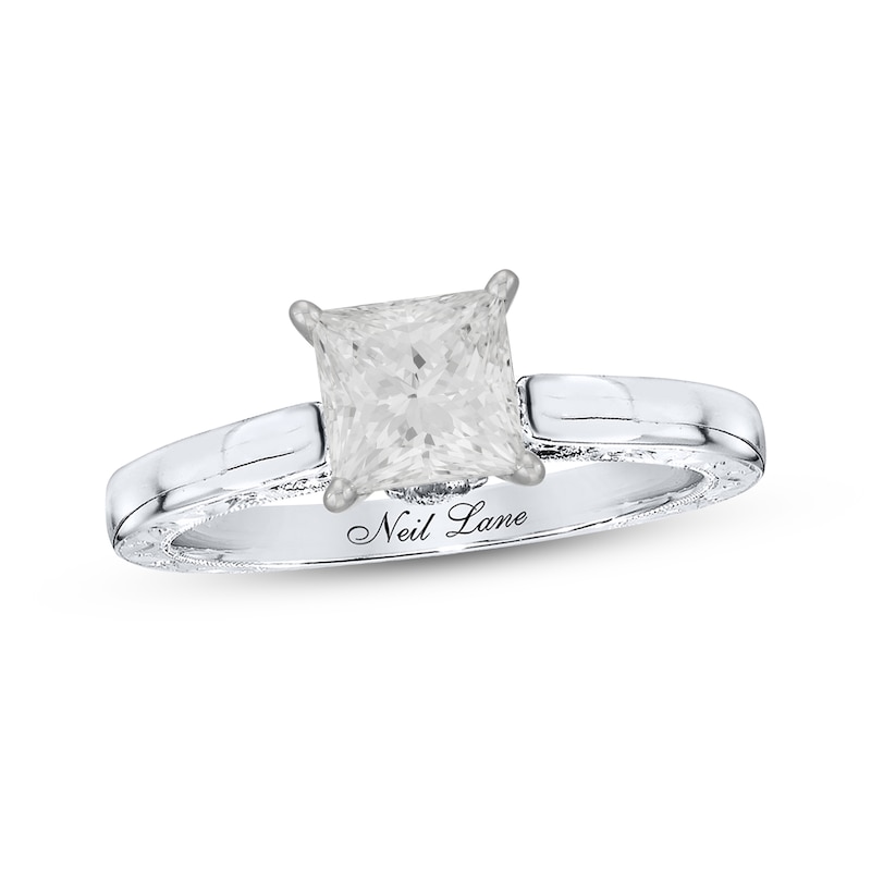 Neil Lane Princess-cut Diamond Engagement Ring 1 ct tw 14K White Gold