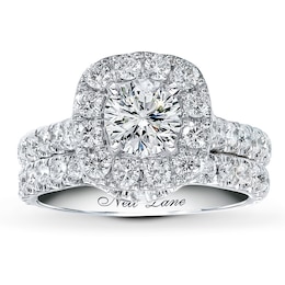 Neil Lane Round Diamond Bridal Set 2-1/8ct tw 14K White Gold