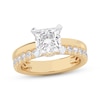 Thumbnail Image 1 of Lab-Grown Diamonds by KAY Princess-Cut Engagement Ring 2-1/2 ct tw 14K Yellow Gold (VS2/F)