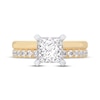 Thumbnail Image 3 of Lab-Grown Diamonds by KAY Princess-Cut Engagement Ring 2-1/2 ct tw 14K Yellow Gold (VS2/F)