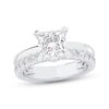 Thumbnail Image 1 of Lab-Grown Diamonds by KAY Princess-Cut Engagement Ring 2-1/2 ct tw 14K White Gold (VS2/F)