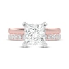 Thumbnail Image 3 of Lab-Grown Diamonds by KAY Princess-Cut Hidden Halo Engagement Ring 2-1/2 ct tw 14K Rose Gold