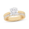 Thumbnail Image 1 of Lab-Grown Diamonds by KAY Round-Cut Engagement Ring 2 1/2 ct tw 14K Yellow Gold (VS2/F)