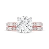 Thumbnail Image 3 of Lab-Grown Diamonds by KAY Round-Cut Bridal Set 3 ct tw 14K Rose Gold