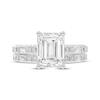 Thumbnail Image 2 of Lab-Grown Diamonds by KAY Emerald-Cut Bridal Set 3 ct tw 14K White Gold