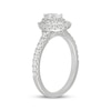 Thumbnail Image 2 of Neil Lane Pear-Shaped Diamond Double Halo Engagement Ring 7/8 ct tw 14K White Gold