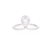 Thumbnail Image 5 of Previously Owned Love Entwined Diamond Ring 1/3 ct tw Round-cut 10K White Gold